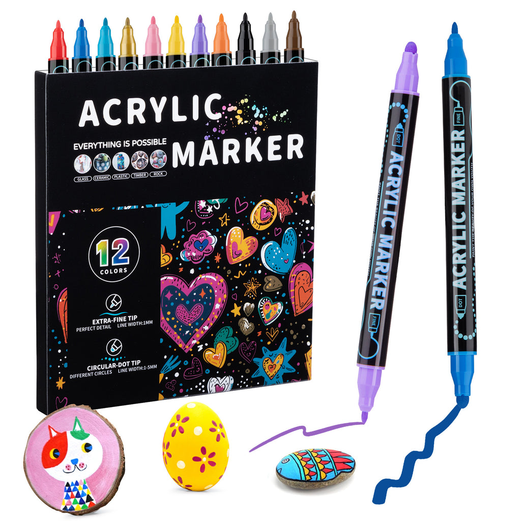 Dual-Tip Marker Pens - Inkzy Labs